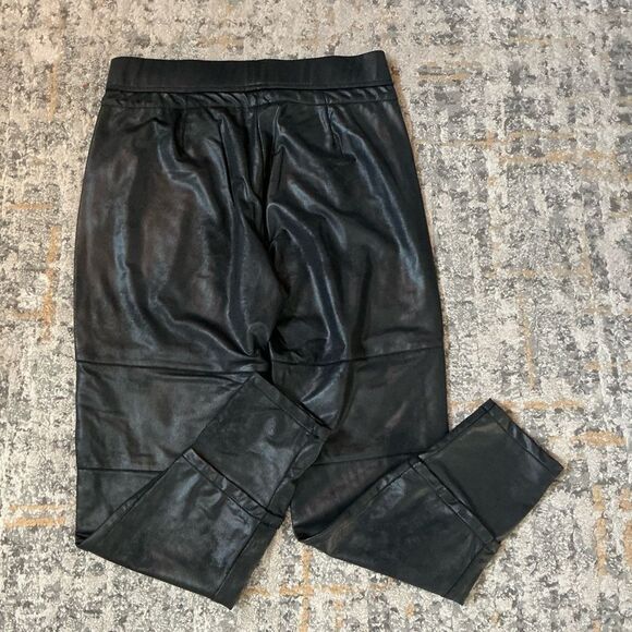 RAFFAELLO ROSSI FAUX LEATHER CANDY PANTS! EUC! SIZE 8 - Picture 8 of 8